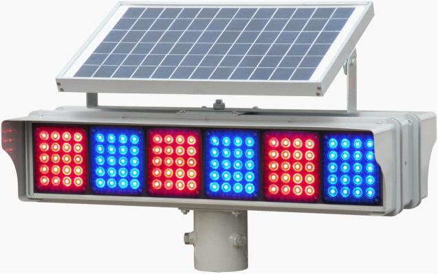 太陽(yáng)能爆閃燈 紅藍(lán)爆閃燈 交通黃閃燈 廣州廠家批發(fā) 一體爆閃燈