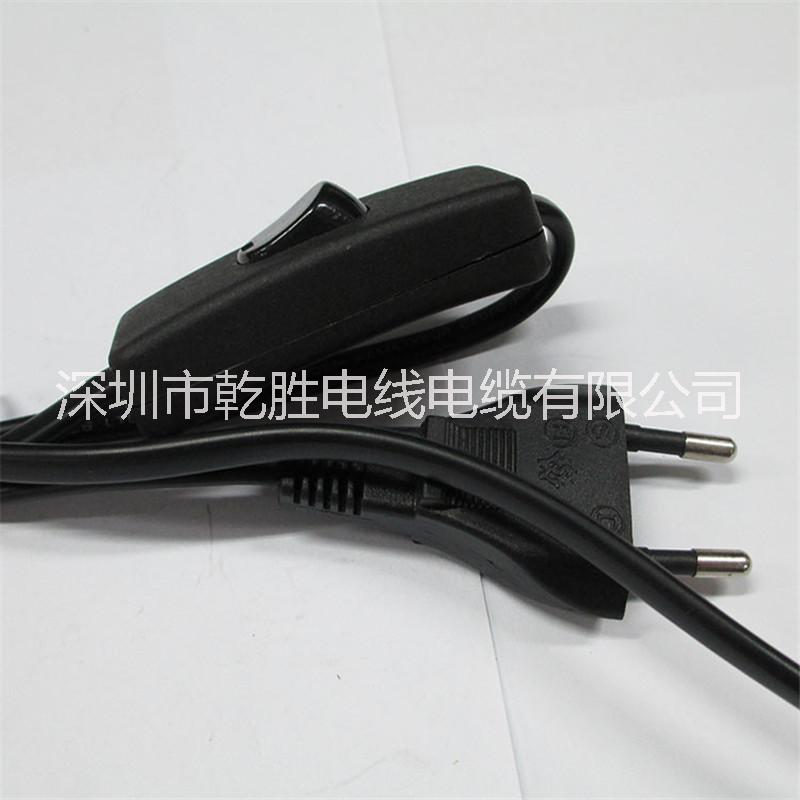 歐規(guī)電源線歐式插頭電源線風(fēng)扇臺(tái)燈