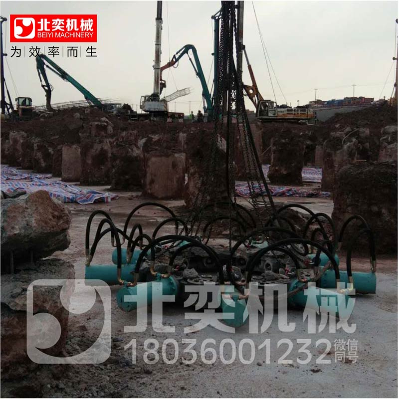 破樁機 灌注樁截樁機 挖掘機改裝破樁頭設備 汽車吊實心樁截樁機