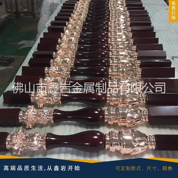 室內(nèi)樓梯扶手大全_樓梯護(hù)欄廠家_鑫巖金屬廠 廣東*銅樓梯_在線直銷