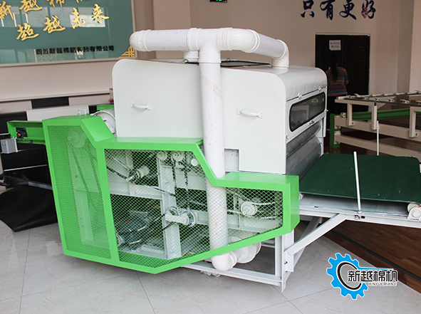 四川眉山市新越牌 雙棍雙拉絲雙吸塵彈花機(jī)