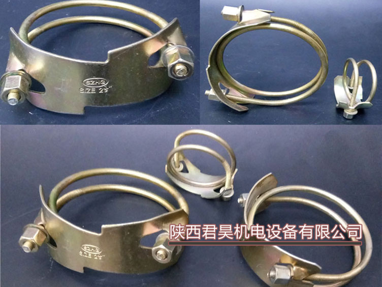 卡箍管夾 橡膠軟管歐式卡 塑料膠管喉箍 膠管鐵接頭 油管雙鋼絲老虎夾