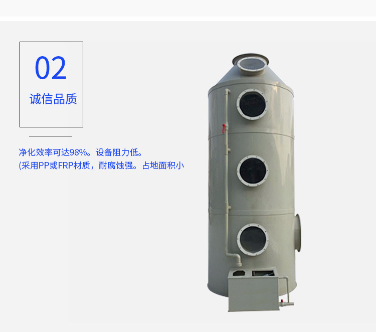 pp噴淋塔廢氣處理環(huán)保設備凈化空氣裝置降溫水噴淋工業(yè)用
