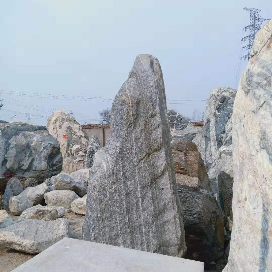 泰安基地直銷中型*別墅庭院石 泰安基地直銷中型*別墅庭院補(bǔ)角鎮(zhèn)宅純陽石