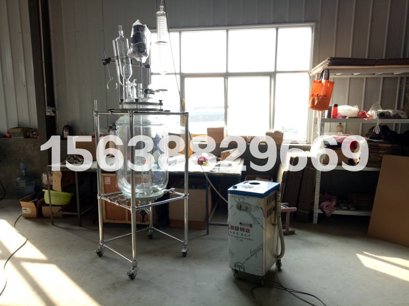 廠家直銷10L20L30L50L100L玻璃反應(yīng)釜中試化工合成夾套反應(yīng)器 雙層玻璃反應(yīng)釜