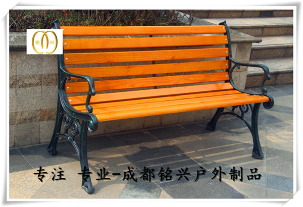 成都鋼木公園椅成都塑木公園椅廠家