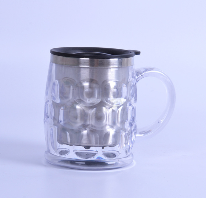 特價(jià)廣告杯不銹鋼汽車杯水晶杯啤酒杯免費(fèi)印LOGO開業(yè)紀(jì)念杯