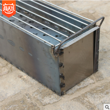 廠家批發(fā) 鋼板戶外燒烤爐 便攜式燒烤架 支持定制尺寸 燒烤用品