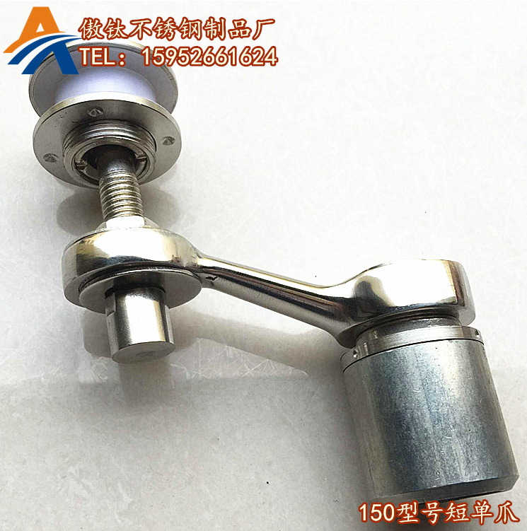 玻璃爪 201材質(zhì)150型號(hào)駁接爪 不銹鋼幕墻配件 玻璃雨棚配件 201不銹鋼駁接爪