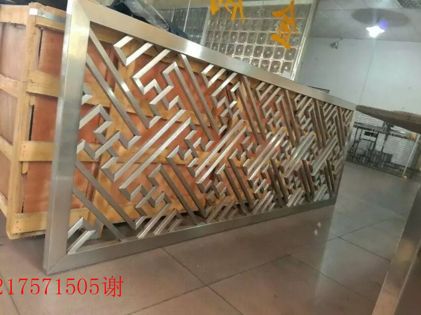不銹鋼裝飾屏風(fēng) 經(jīng)典回字形焊接屏風(fēng) 不銹鋼屏風(fēng)