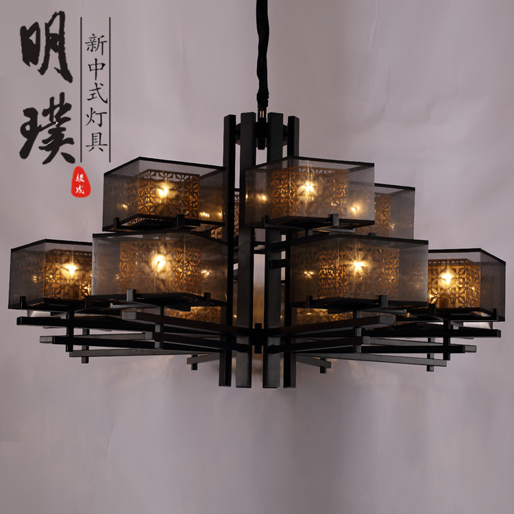 餐廳新中式吊燈  新中式燈具廠家