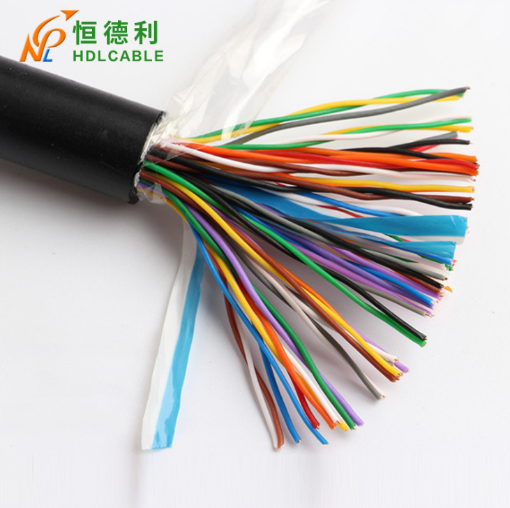 HYA大對(duì)數(shù)室外通訊電纜 廠家直銷50對(duì)100對(duì)200對(duì)無氧銅通信電纜
