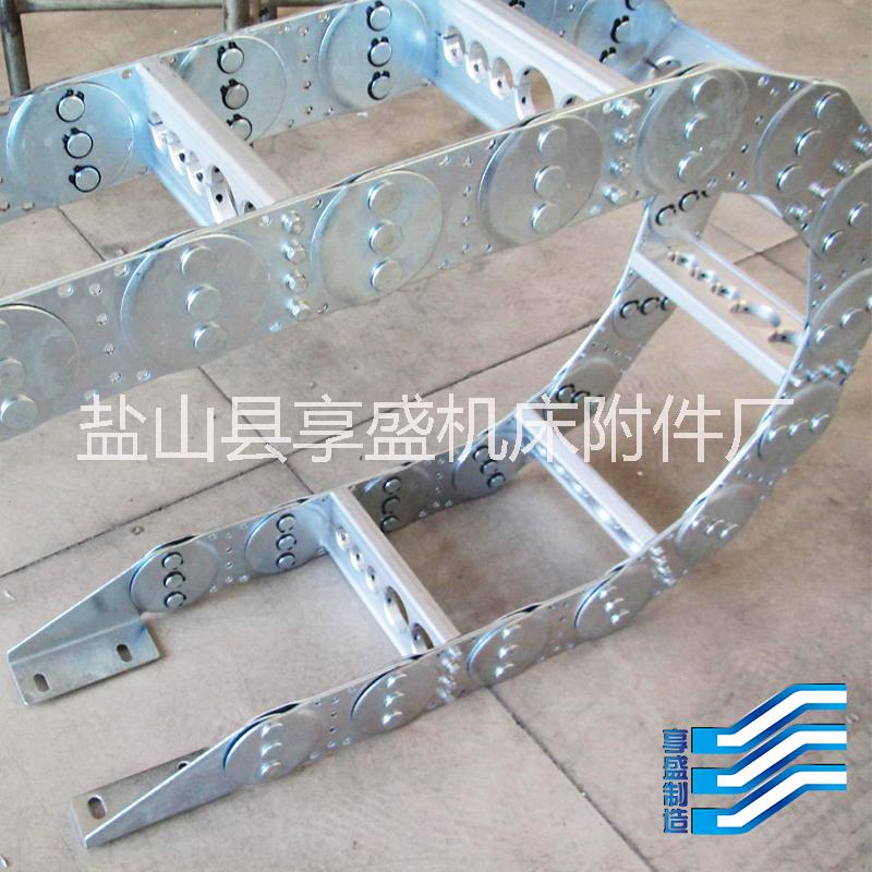 塑料尼龍鋼制鋁拖鏈坦克鏈條橋式全封閉電纜增強高速靜音工程機床 鋼鋁拖鏈