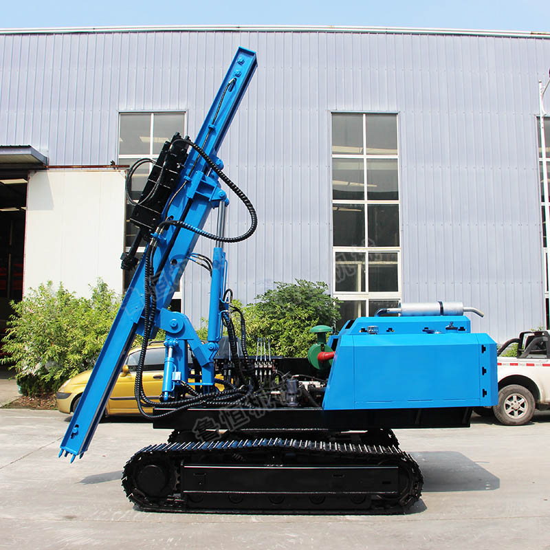 恒旺 履帶式光伏壓樁機(jī) 多功能打樁機(jī) 履帶式液壓錘打樁機(jī) 螺旋打樁機(jī)潛孔鉆機(jī)