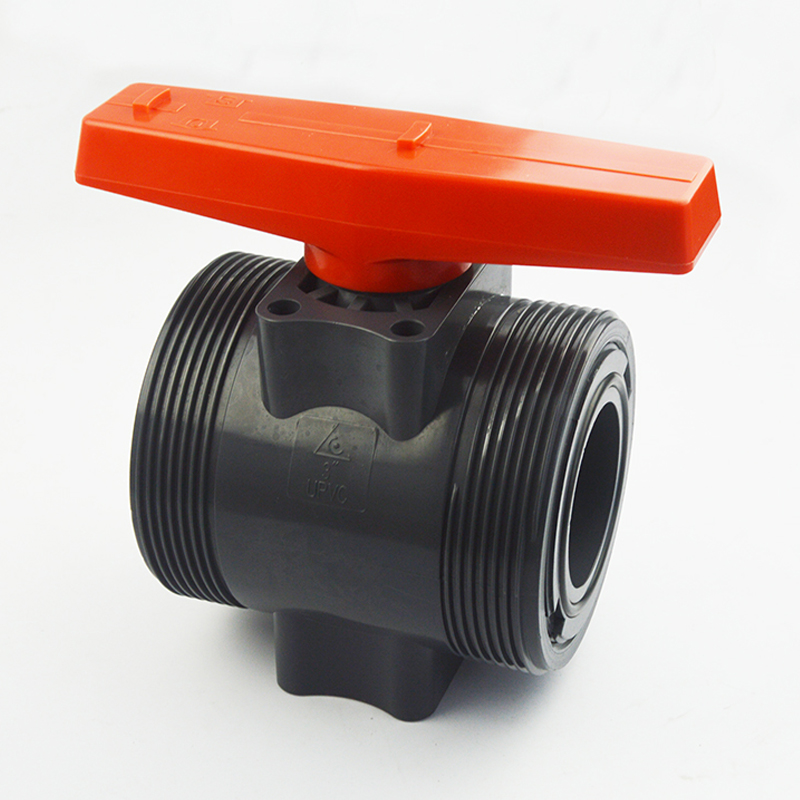 中國耀煒牌UPVC*雙由令球閥EPDM/FPM耐酸堿DN80*化工級