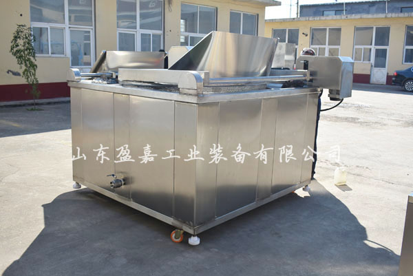 魚米花油炸機 油水混合電加熱油炸機