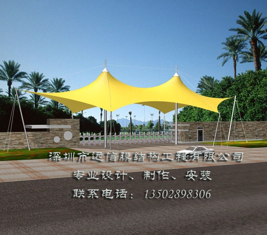 商業(yè)中心景觀膜結(jié)構(gòu)精美定制張拉膜結(jié)構(gòu)標志性景觀工程膜結(jié)構(gòu)