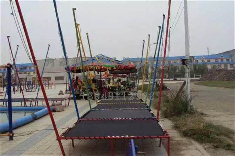 小蹦極兒童蹦極單人蹦極鋼架蹦極床