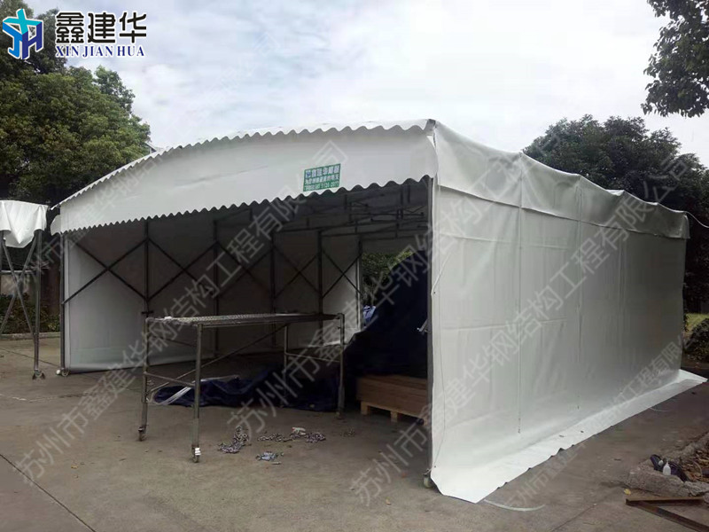 單縣家庭式推拉收縮帳篷 大型活動(dòng)廣場(chǎng)雨棚 鍍鋅管雨棚廠家直銷(xiāo)