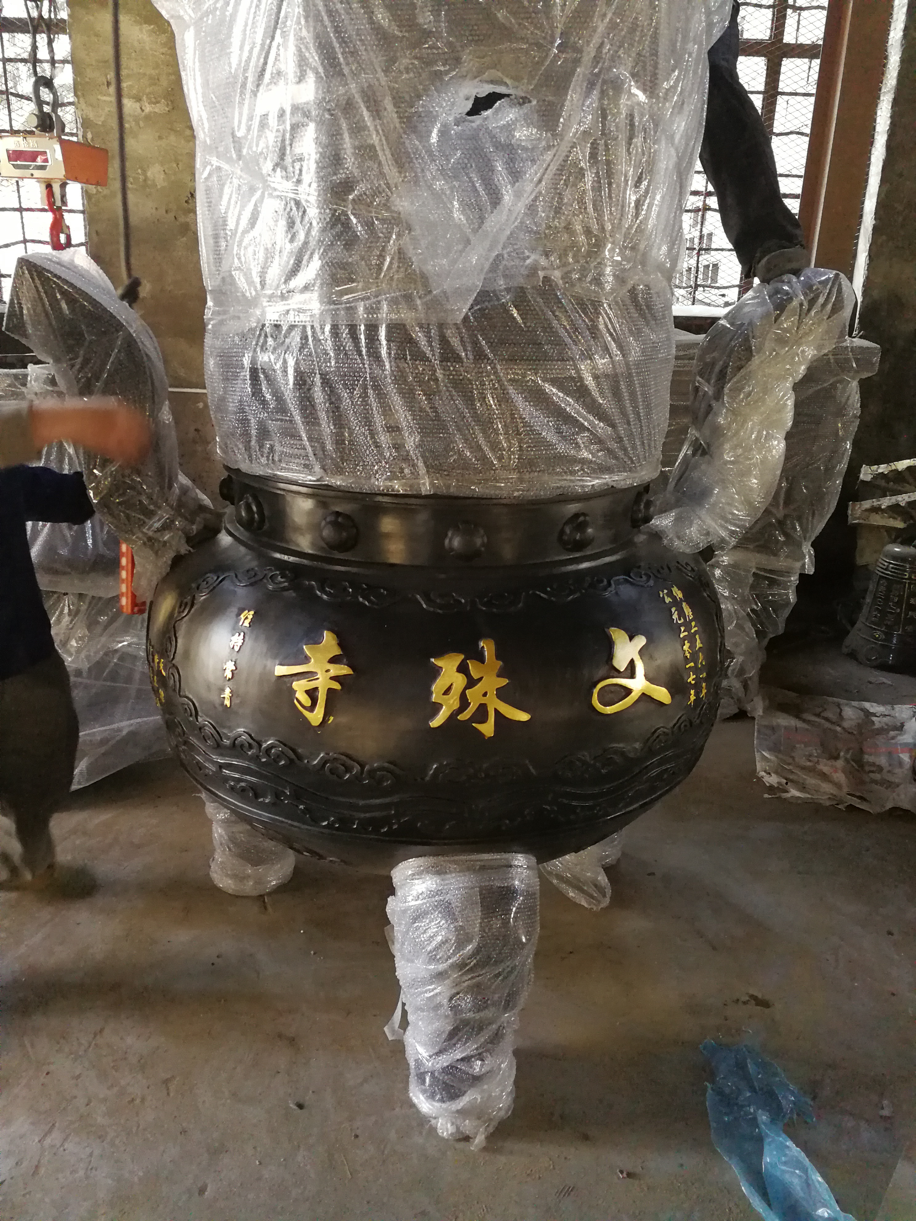 純銅香爐，大香爐，長方形香爐