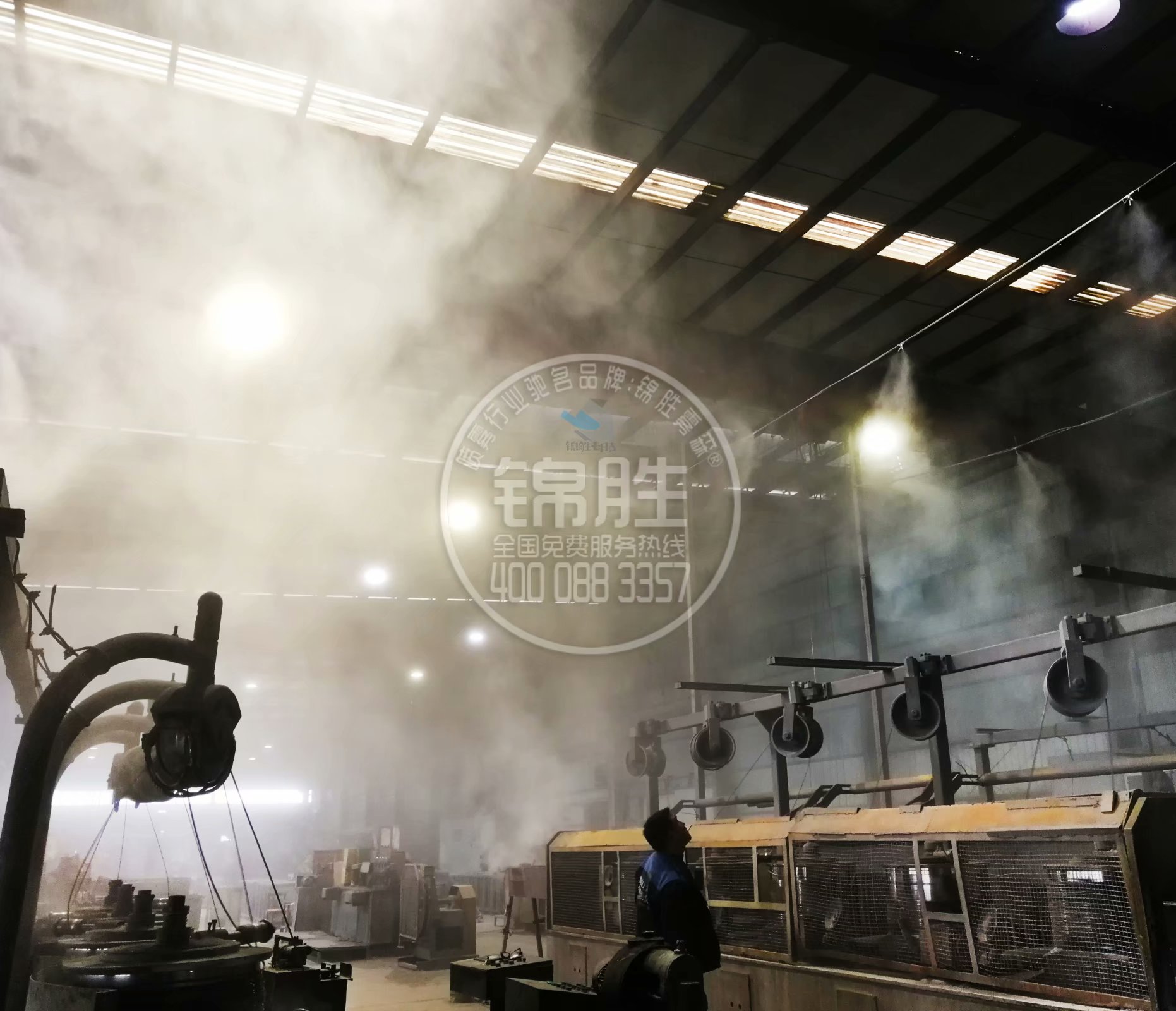 水霧降塵設(shè)備  水霧工地圍擋降塵  噴淋降塵安裝
