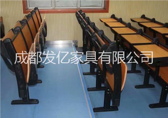 多媒體階梯教室排座椅廠家 階梯教室學生課桌椅廠家直銷