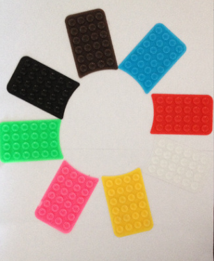 義烏小市場(chǎng)批發(fā)吸盤 三星手機(jī)皮套內(nèi)部單面彩色吸盤