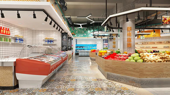 南京岔路口蘇鮮農(nóng)貿(mào)市場(chǎng)改造設(shè)計(jì)案例