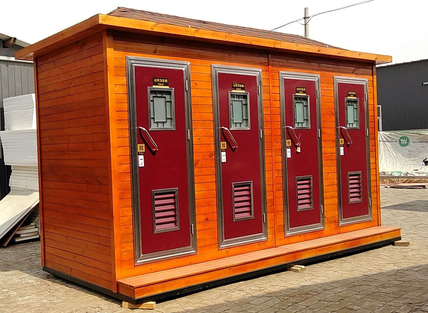 北京景區(qū)移動廁所 防腐木環(huán)保廁所 生態(tài)衛(wèi)生間