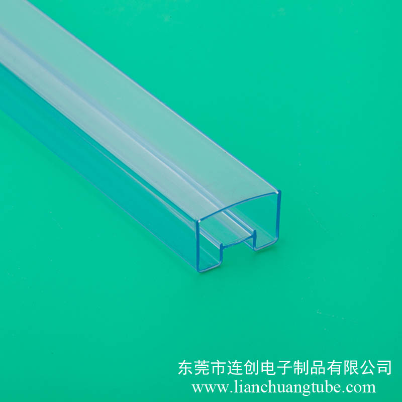 浙江PVC透明方管廠銷耐壓LED燈包裝管尺寸多