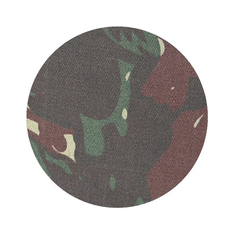 工廠定制CVC迷彩布料3/1 時尚斜紋迷彩服面料