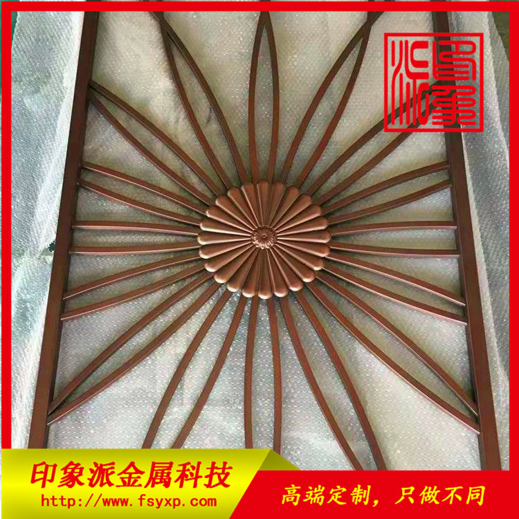 廠家高端定制 中式屏風(fēng) 不銹鋼隔斷