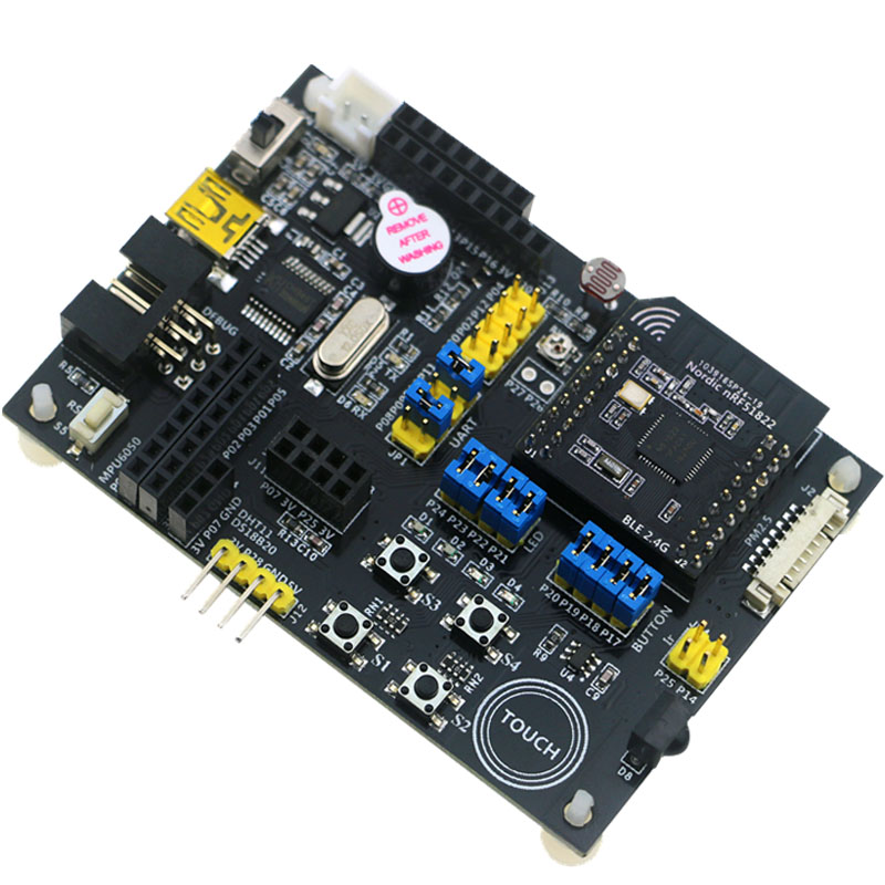 nRF51822 QFAC 開發(fā)板 藍(lán)牙 ble4.0 4.1開發(fā)板 百度手環(huán)微信平臺(tái) nRF51822開發(fā)板
