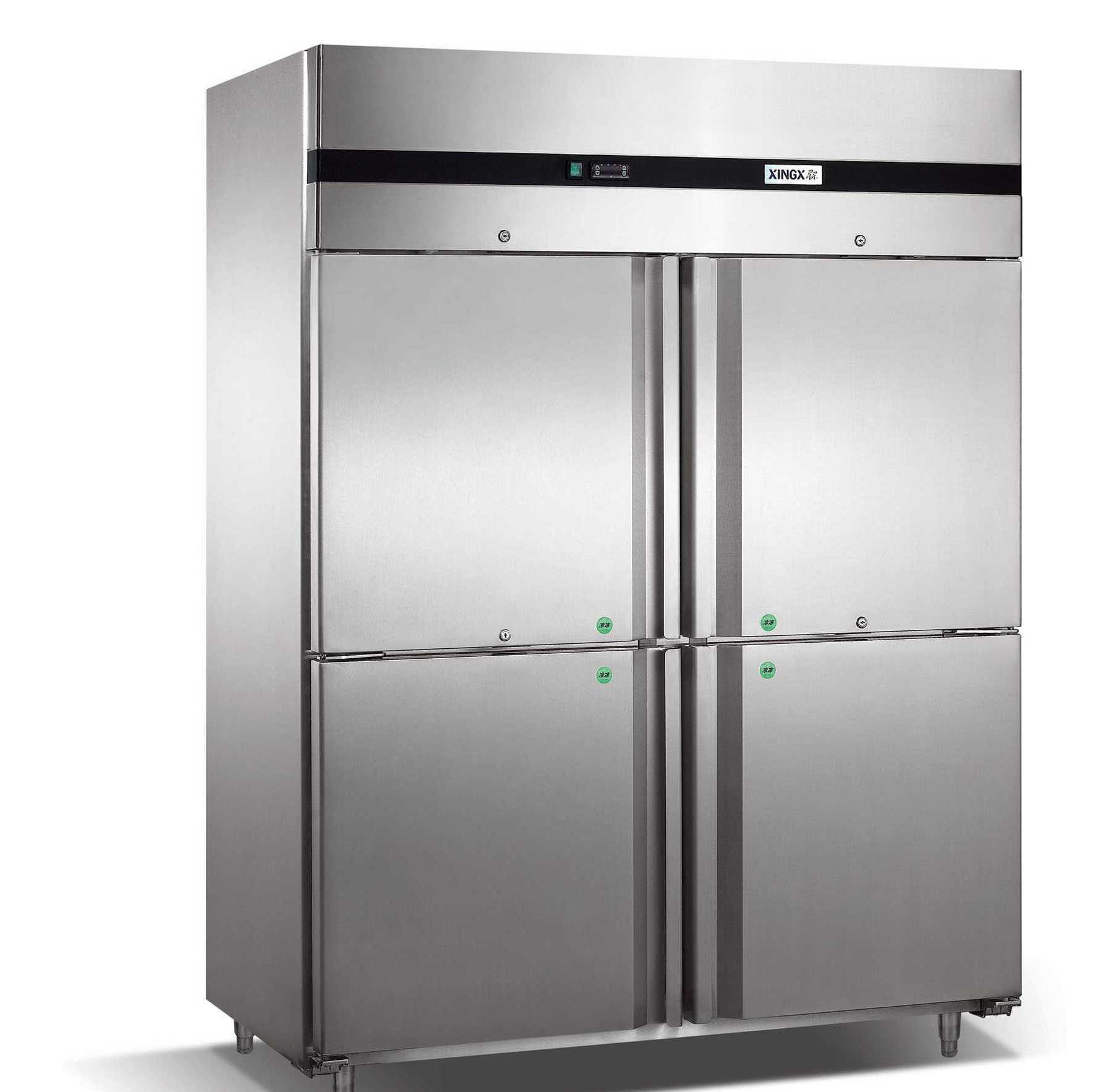 山西太原冰之峰商用冷柜雙溫冷藏冷凍速凍保鮮廚房大容量四開門冰柜 四門冰柜 六門冰柜