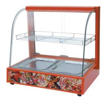 山西冰之峰保溫柜商用小型加熱面包漢堡炸雞店熟食展示柜蛋撻 展示柜，蛋撻，炸雞