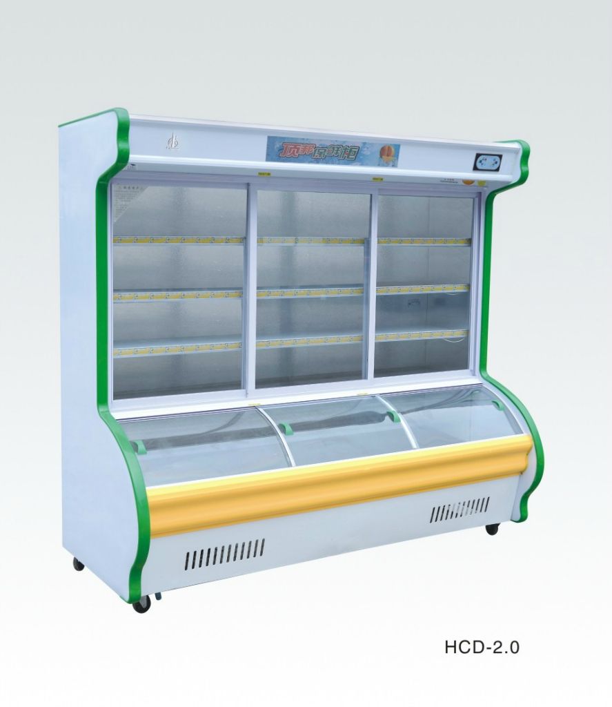 山西太原冰之峰麻辣燙展示柜冷藏冷凍點菜柜展示柜 冒菜串串，火鍋保鮮柜