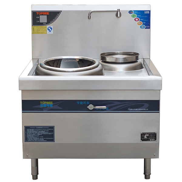 山西太原冰之峰商用電磁灶大功率電炒灶酒店餐廳大型凹面平面  電磁灶 電炒灶