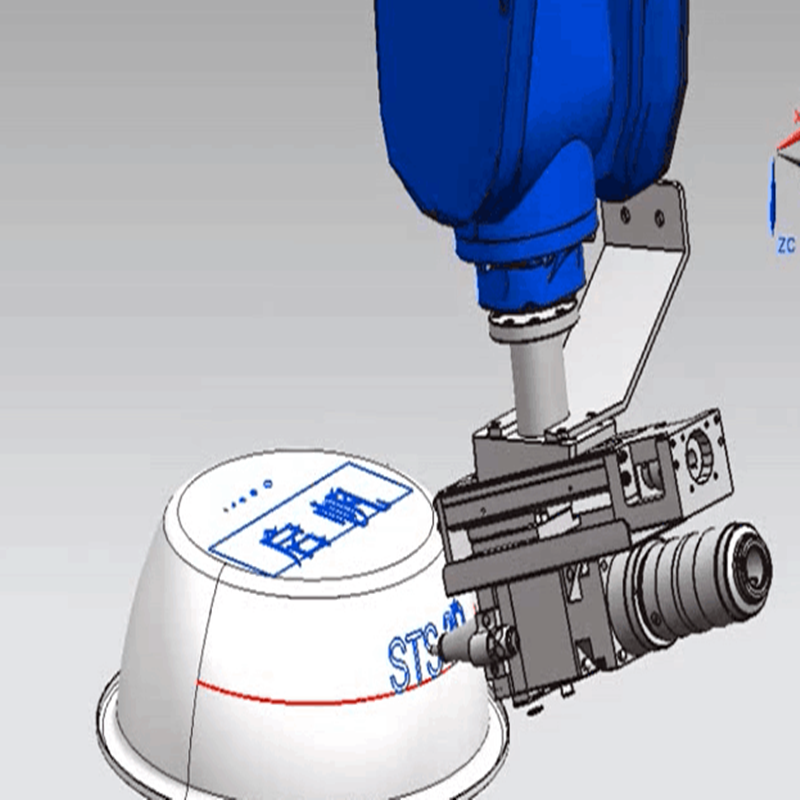 啟帆研發(fā)的三維激光切割機器人 啟帆研發(fā)的三維激光切割機器人 廣州啟帆三維激光切割機