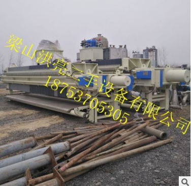 供應(yīng)2臺(tái)250平方二手壓濾機(jī) 自動(dòng)拉板隔膜壓濾機(jī)9成新 附件齊全