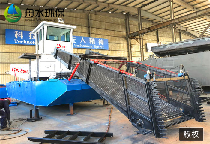 小型河道保潔船割草船水葫蘆打撈船