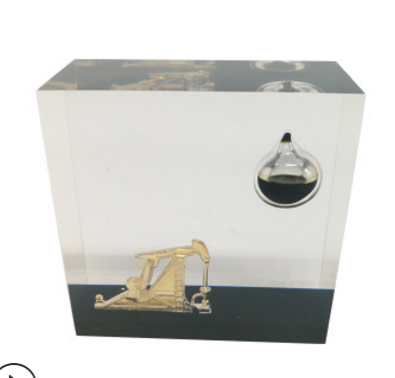 油滴工藝品 水晶膠油滴 樹(shù)脂內(nèi)藏油膽 石油公司紀(jì)念品 油田廣告品