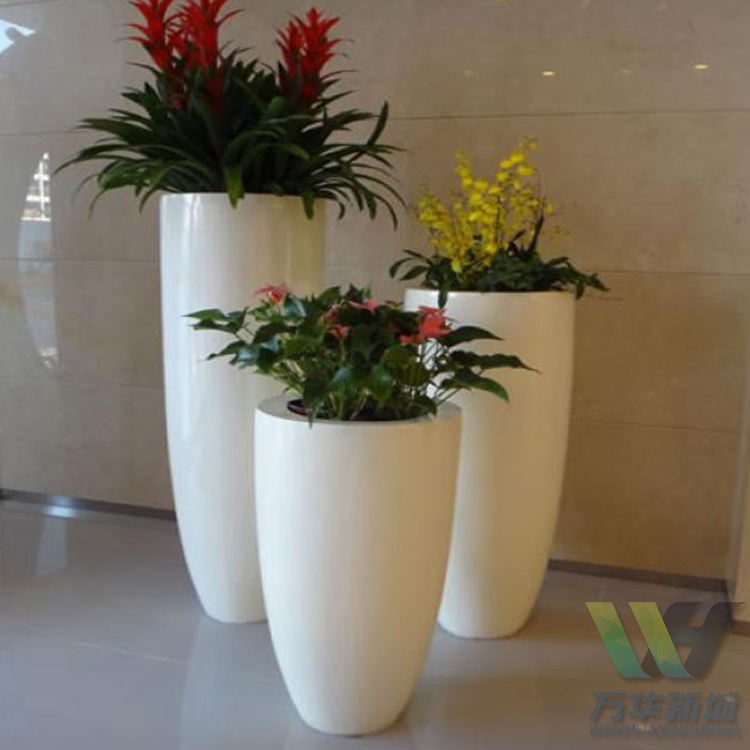 萬華廠家直銷歐式藝術(shù)花箱 玻璃鋼制品花箱 提供設(shè)計制作施工