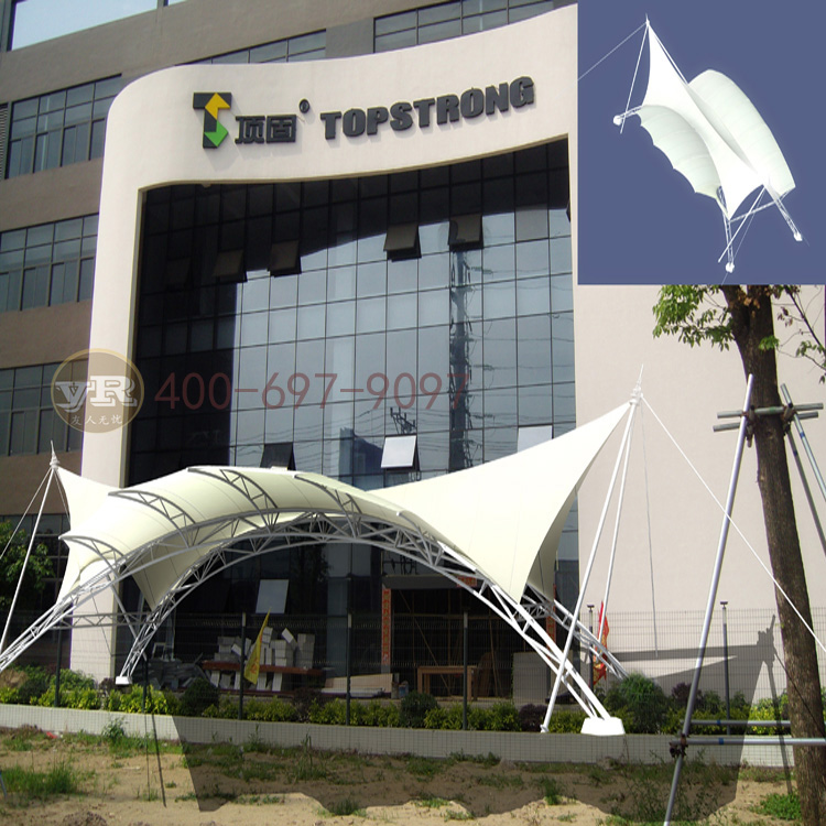 商場門頭雨棚膜結(jié)構(gòu)設(shè)計安裝