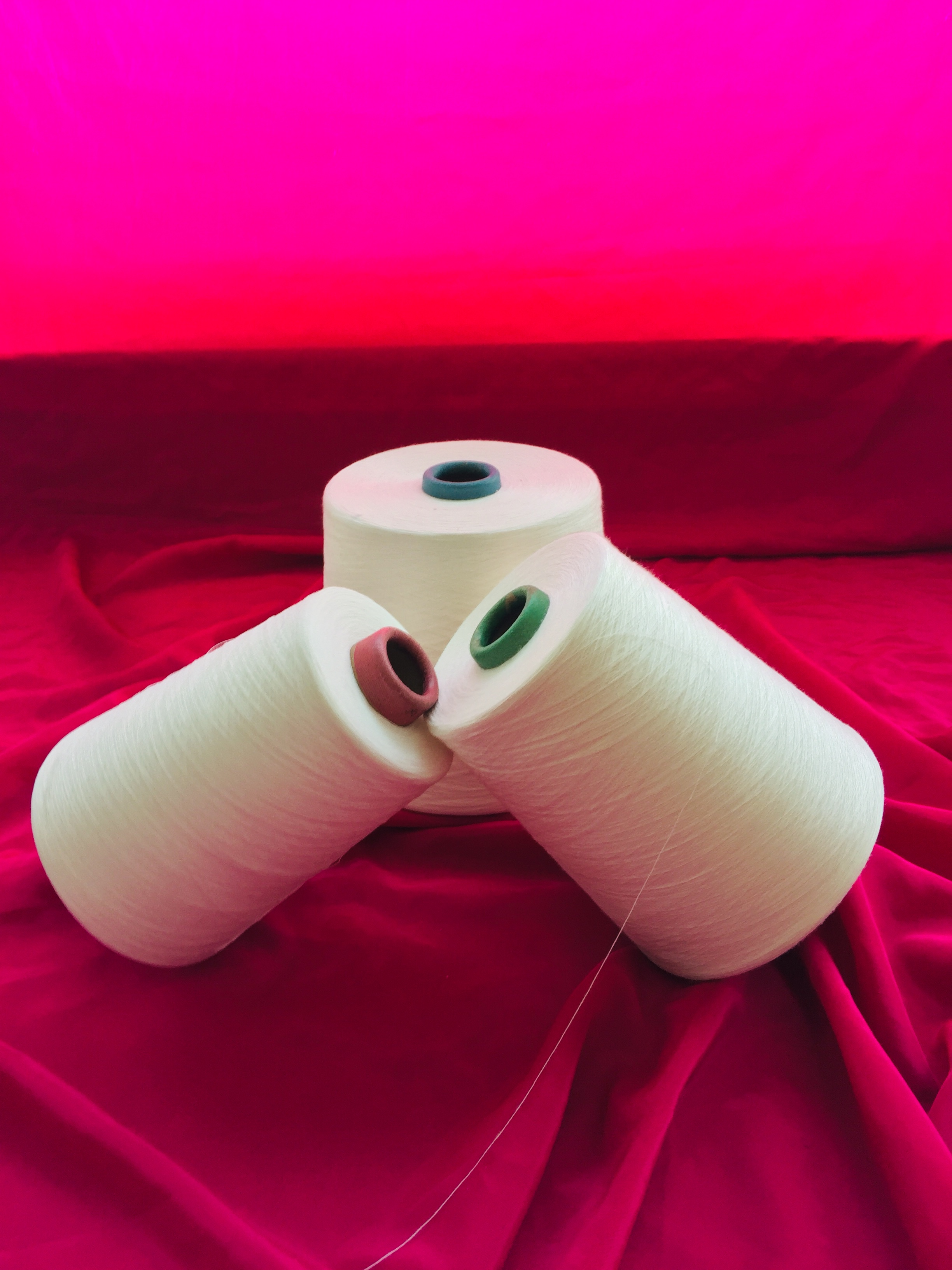 供應 環(huán)錠紡精梳新疆長絨棉紗26支32支 JC32s