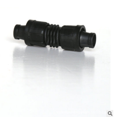 新品 Φ16mm雙鎖母直接閥門 貼片式滴灌帶直通開關(guān) 滴管系列Φ16mm雙鎖母直接