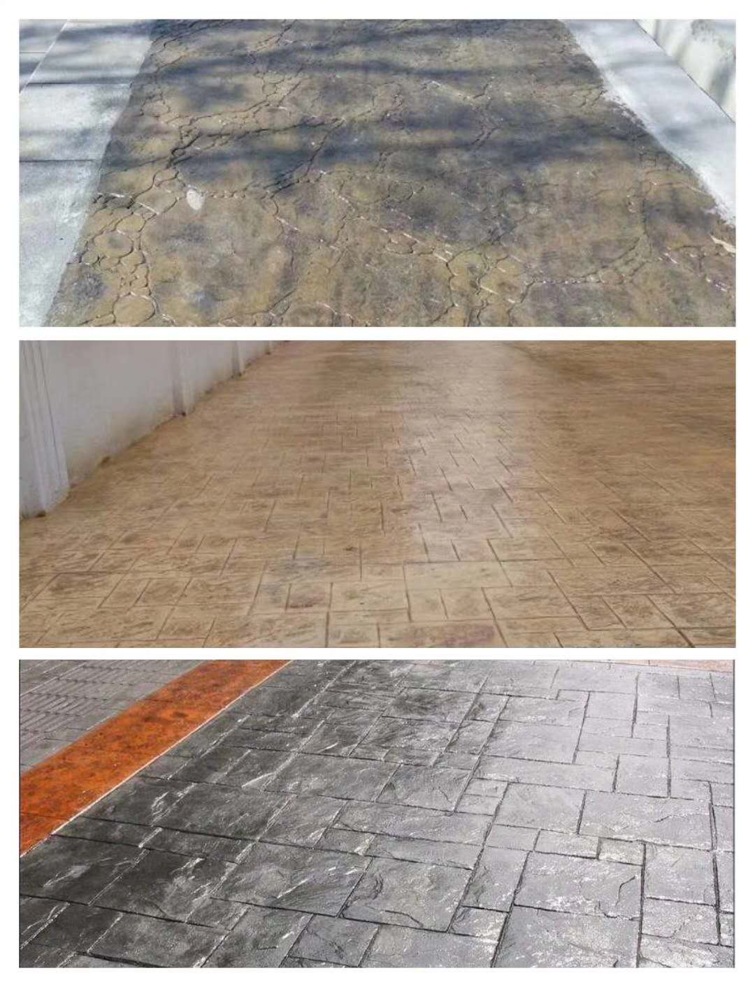 信陽藝術(shù)壓模地坪  車行道藝術(shù)壓模地坪材料價格