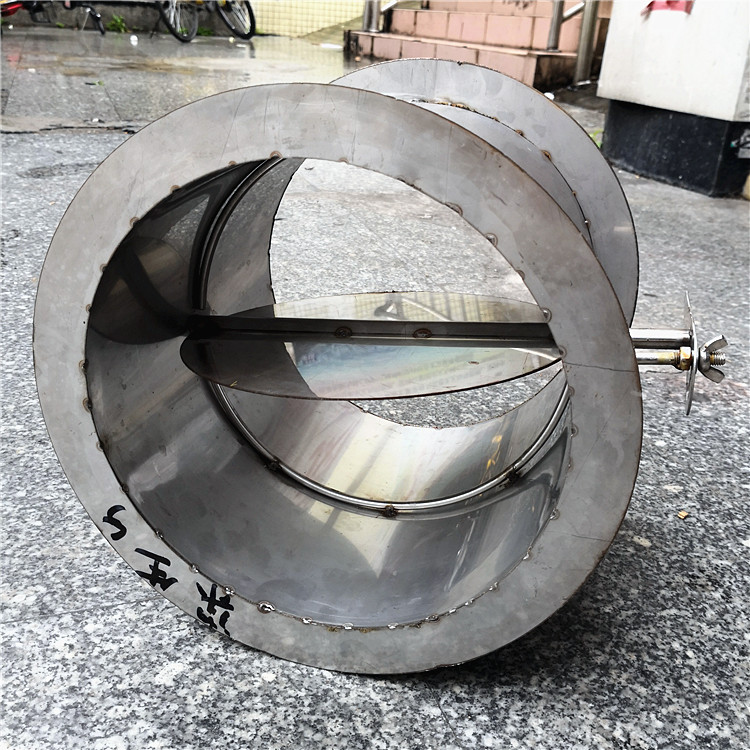 供應 不銹鋼手動圓形風閥