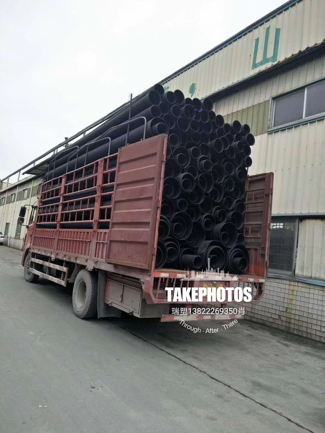 HDPE雙壁波紋管 HDPE排污管 HDPE排水管