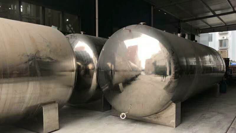 全新醫(yī)藥級別30立方30000升臥式不銹鋼儲罐 30立方臥式儲罐