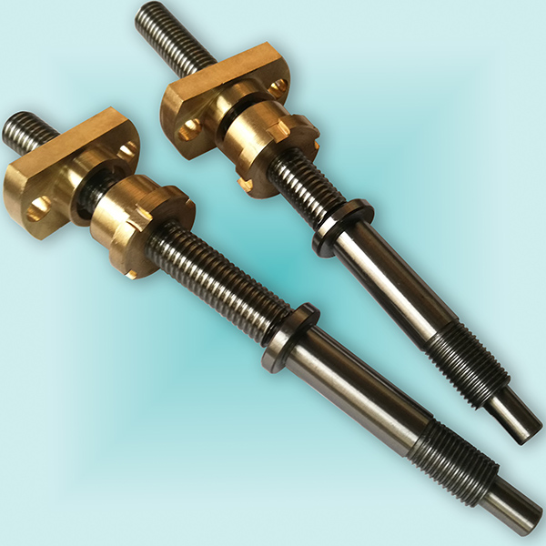 軸向消隙磨削高精度梯形絲杠